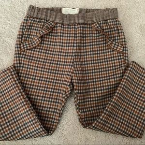 Zara kids plaid pants for toddler girls